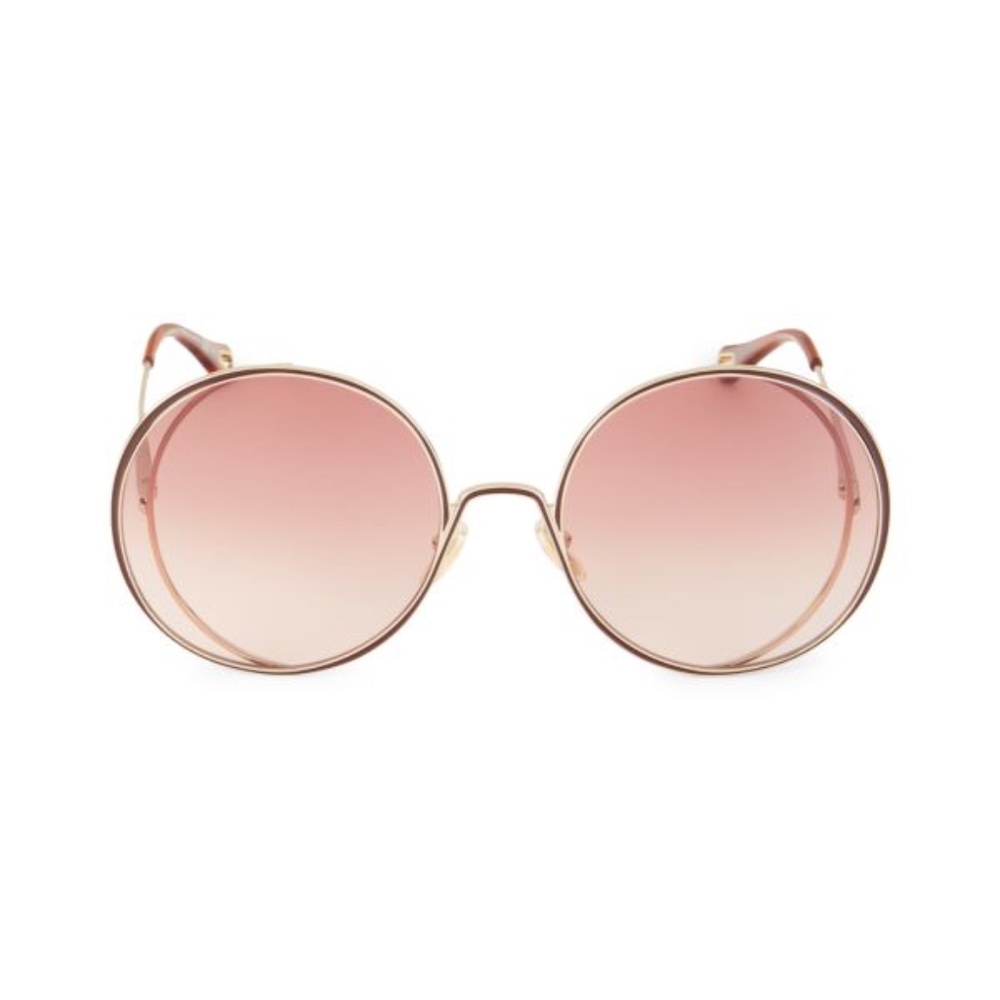 Chloé 61mm Round Sunglasses